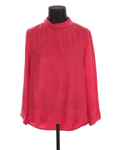 Blouse en coton Sandro rouge. Matière principale coton. Taille 40. Pour