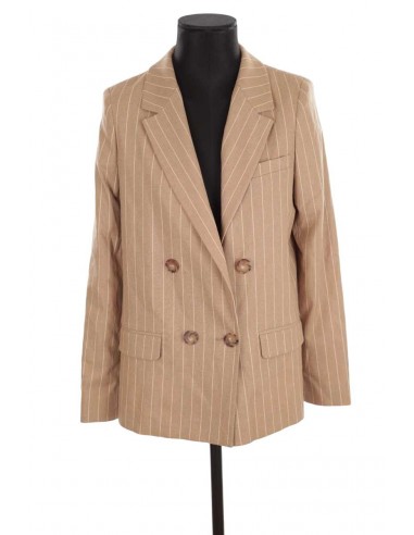 Blazer en laine Sézane Christie marron. Matière principale laine. Taille 38. 50-70% off 