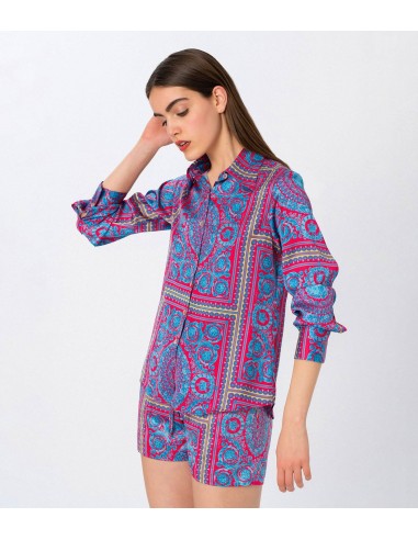 Amelie - Print Shirt rembourrage situé sous