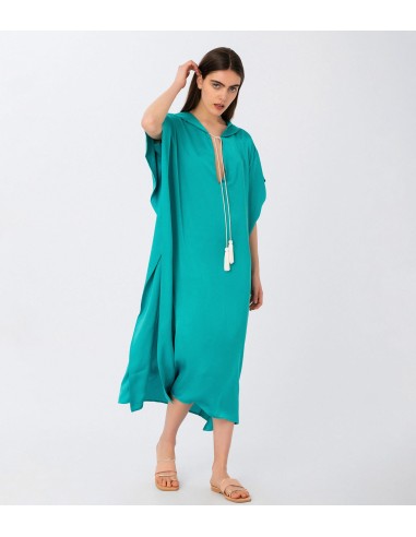 Emerald Hooded Kaftan Livraison rapide