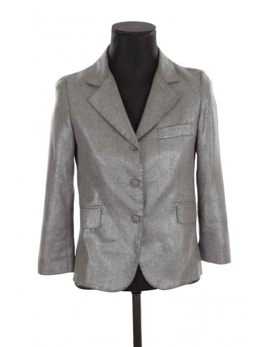 Blazer Maje gris. Matière principale polyester. Taille 36. la chaussure