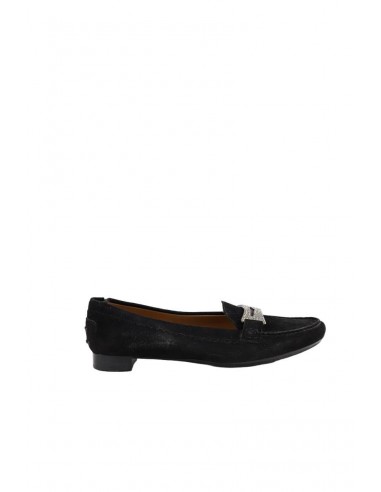 Mocassins en daim Tod's noir. Matière principale daim. Taille 39. solde