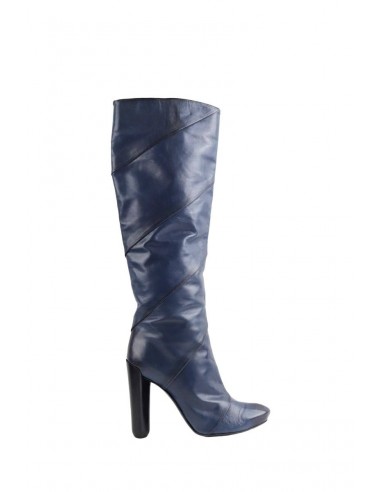 Bottes en cuir Louis Vuitton bleu. Matière principale cuir. Taille 40. 2 - 3 jours ouvrés.